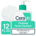 CeraVe Foaming Face Wash Face Cleanser for Normal to Oily Skin 12 oz.