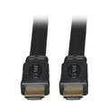 Tripp Lite 16ft High Speed Hdmi Cable Video With Audio Flat Shielded 4k X 2k M/m 16 - Hdmi Cable - Hdmi Male To Hdmi Male - 16 Ft - Triple Shielded - Black - Flat