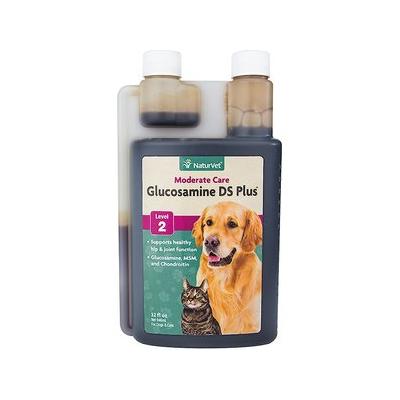 NaturVet Glucosamine DS with MSM & Chondroitin Hip & Joint Stage 2 Dog & Cat Supplement, 32-oz