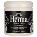 Rainbow Research Henna Hair Color & Conditioner - Black (Deep Ebony) 4 oz Jar
