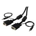 Startech 15 ft Coax High Resolution Monitor VGA Cable with Audio HD15 M/M