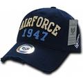 RapDom Air Force Vintage Athletic Mens Cap [Navy Blue - Adjustable]