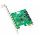 IOCreat PCIe 2 Port Internal SATA3 Controller Card 6Gbps