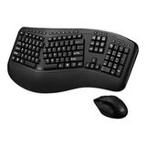 Wireless Ergo Keyboard and Laser Mouse Combo