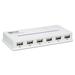 Tripp Lite 10-Port USB 2.0 Hub 6-1/5w x 3d x 3/4h White U222-010-R