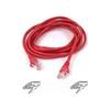 Belkin A3L791-03-RED-S 3 ft. Cat 5E Red Network Cable