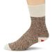 Fox River Original Rockford Red Heel Lightweight Monkey Socks (2 Pack), Brown Heather, Small