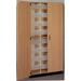 Stevens ID Systems Science 24 Compartment Classroom Cabinet w/ Bins Wood in Brown | 84 H x 42 W x 23 D in | Wayfair 83245 J84-073