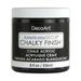 DecoArt Americana Decor Chalky Finish Paint - Carbon 8 oz jar