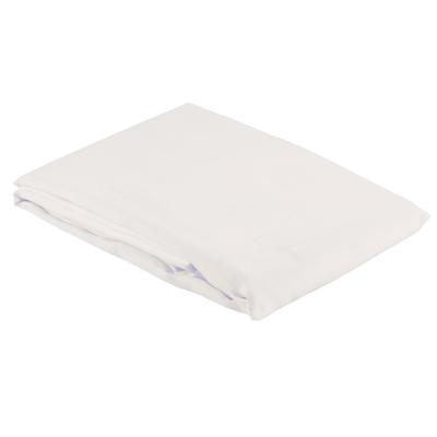 Oxford 100% Polyester 71" x 74" Beige Ringless Shower Curtain with 12" Sheer Voile Window and Removable Liner - 12/Pack