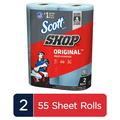 Scott Multi-Purpose Shop Towel 2 Rolls 55 Sheets Per Roll (110 Total Sheets)