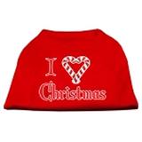 I Heart Christmas Screen Print Shirt Red XXXL (20)