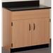 Stevens ID Systems Science Classroom Cabinet w/ Doors Wood in Brown | 35 H x 36 W x 23 D in | Wayfair 81488 K36-024