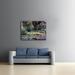 ArtWall 'Bridge at Sea Rose Pond' by Claude Monet Removable Wall Decal Vinyl in Black | 14 H x 18 W in | Wayfair 0mon028a1418p