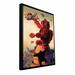 ArtWall 'Robokong' by Eric Joyner Framed Painting Print on Wrapped Canvas in White | 36 H x 18 W x 2 D in | Wayfair 0joy001a1836f