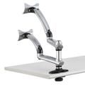 Cotytech Apple Spring Arm Height Adjustable 2 Screen Desk Mount in Gray | 27 H x 12 W x 5 D in | Wayfair DM-GSDA-C