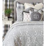 Eastern Accents Hampshire Phipps Slate Sham Cotton Blend in Gray | 27 H x 27 W in | Wayfair EUS-353