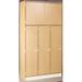 Stevens ID Systems Lockers 2 - Tier 3 - Section 45" Wide Locker Wood in Brown/Yellow | 84 H x 45 W x 18 D in | Wayfair 79029 B45-059