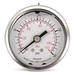 ZORO SELECT 4CFP2 Pressure Gauge, 0 to 160 psi, 1/4 in MNPT, Stainless Steel,