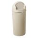 RUBBERMAID COMMERCIAL FG816088BEIG 15 gal Round Trash Can, Beige, 15 1/4 in