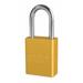 AMERICAN LOCK A1106YLW Lockout Padlock, Keyed Different, Anodized Aluminum, 1