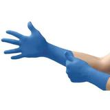 ANSELL SG-375-L Exam Gloves, Natural Rubber Latex, Powder Free Blue, L, 50 PK