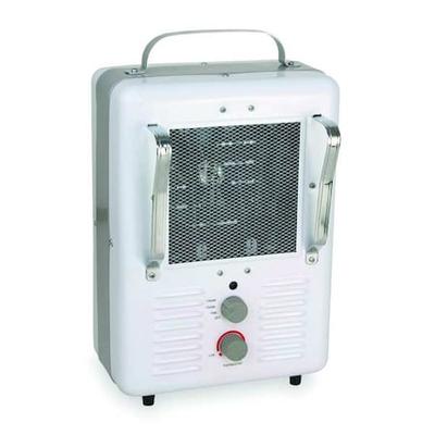 DAYTON 3VU33 Portable Electric Jobsite & Garage Heater, 120V, 1.3 kW/1.5 kW,