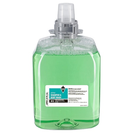 ZORO SELECT 3FPN7 Shampoo and Body Wash, 2000mL Refill, PK2 - ZORO SELECT