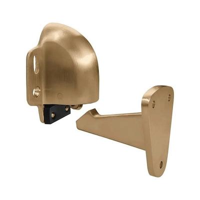 ROCKWOOD 494.3 Automatic Door Holder, Cast Brass, Brass