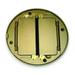 HUBBELL WIRING DEVICE-KELLEMS S1TFCBRS Floor Box Cover Tile Flange,Brass