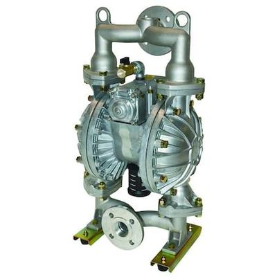 DAYTON 3HJX1 Double Diaphragm Pump, Aluminum, Air Operated, Santoprene, 115 GPM