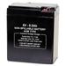 ZORO SELECT 2UKK3 Battery,Sealed Lead Acid,6V,8.5Ah,Faston