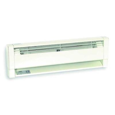 DAYTON 3ENA2 58" Hydronic Electric Baseboard Heater, White, 1250W, 120V