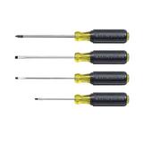 KLEIN TOOLS 85484 Screwdriver Set, Mini Slotted and Phillips, 4-Piece