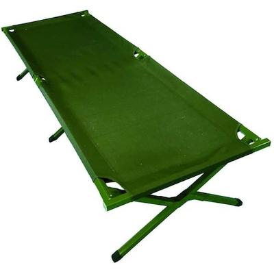 ZORO SELECT 3PAH3 Fold Up Cot,Green,225 lb. Capacity