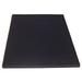 TABLECRAFT 1218BK Bar Mat, Rubber Black 18"L x 12"W