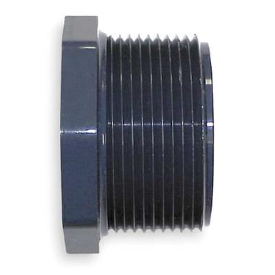 ZORO SELECT 839-420 PVC Reducing Bushing, MNPT x FNPT, 4 in x 2 in Pipe Size