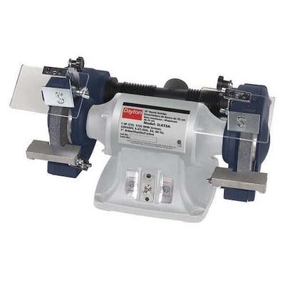 DAYTON 2LKT3 Bench Grinder, 10 in Max. Wheel Dia, 1 in Max. Wheel Thickness,