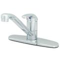 T&S BRASS B-2731 Manual, Single Hole Only Mount, 1 Hole Low Arc Kitchen Faucet