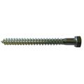 ZORO SELECT U08450.031.0350 Lag Screw, 5/16 in, 3-1/2 in, Steel, Hot Dipped