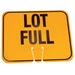 ZORO SELECT 03-550-LF Traffic Cone Sign, 10 1/2 in H, 12 3/4 in W, 03-550-LF