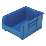 QUANTUM STORAGE SYSTEMS QUS954BL Storage Bin, Blue, Polypropylene/Polyethylene,