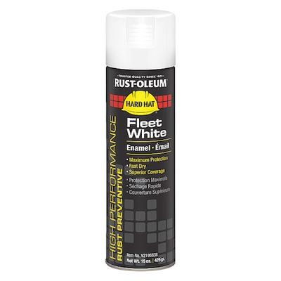 RUST-OLEUM V2196838 Rust Preventative Spray Paint, Fleet White, Gloss, 15 oz