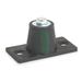 MASON 4C955 Floor Mount Vibration Isolator,Neoprene