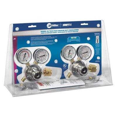 SMITH EQUIPMENT HTP5 Gas Regulator, Acetylene, Oxygen, Single Stage, 0.825"-14