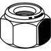 ZORO SELECT U12300.031.0001 Nylon Insert Lock Nut, 5/16"-18, Steel, Grade 2,