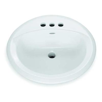 AMERICAN STANDARD 0491019.020 Bathroom Sink,Counter Top,19-1/8 In. L