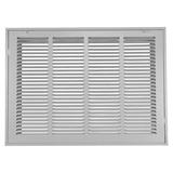 ZORO SELECT 4MJT6 Filtered Return Air Grille, 20 X 30, White, Steel