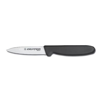 DEXTER RUSSELL 31611B Paring Knife,3 1/8 In,Black