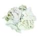 ZORO SELECT 340-25N Recycled Cotton T-Shirt Rags 25 lb. Varies, White